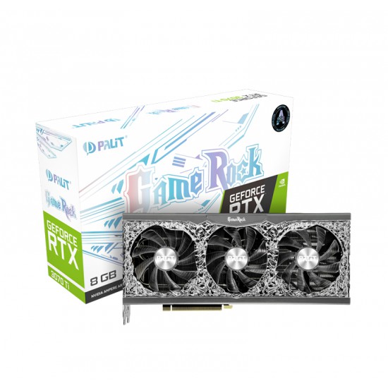 PALIT GEFORCE RTX 3070 TI GAMEROCK - 8GB GDDR6X, 256-BIT, PCI-E